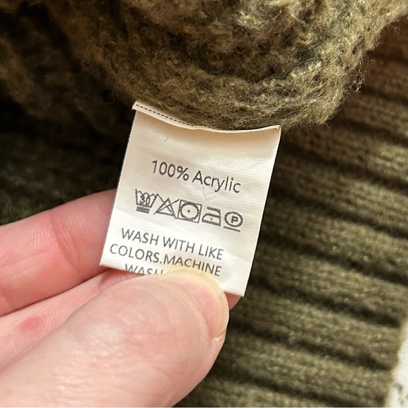 Green Witch Wizard Cats Moon and Stars Crop Turtleneck Sweater - Picture 8 of 8